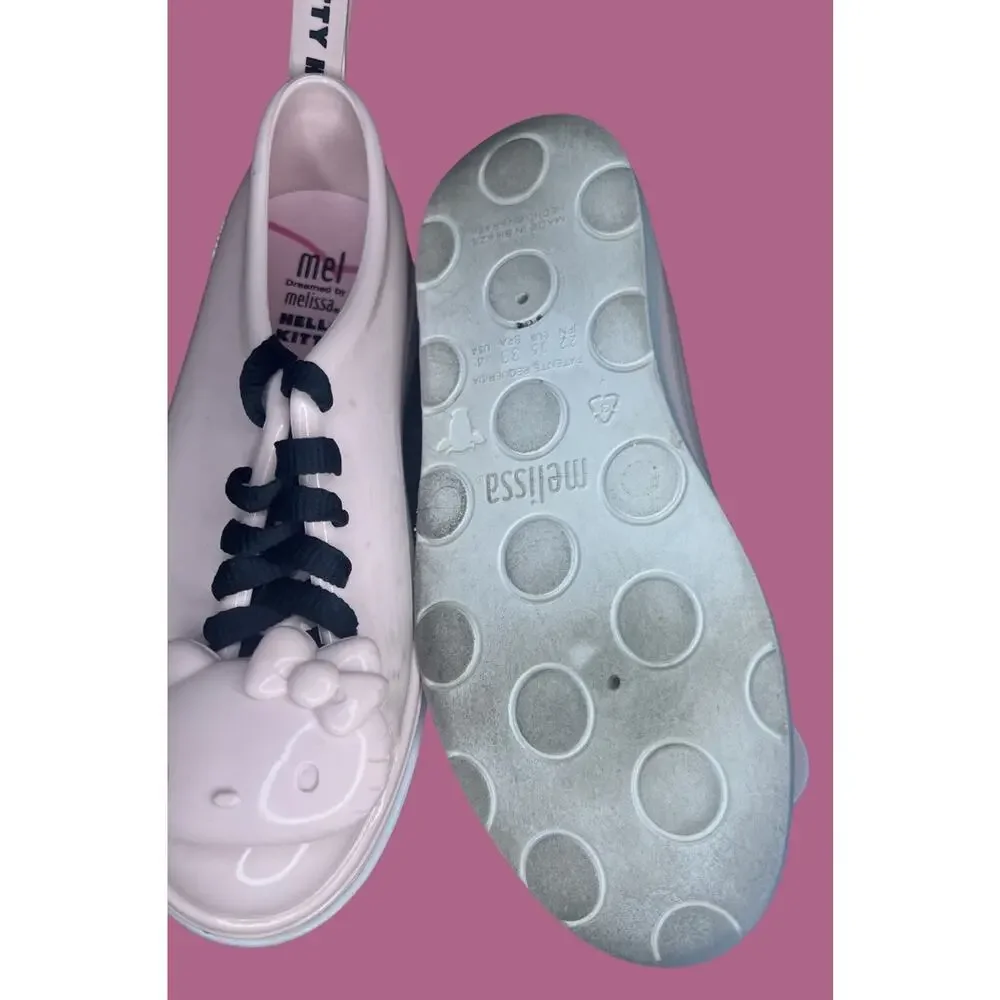 Youth Size 4- Melissa x Hello Kitty Platform Sneakers, Sanrio, Pink, Women's 6